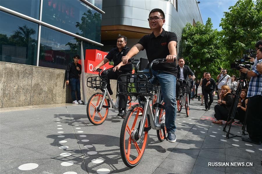 Китайская компания велошеринга Mobike выходит на рынок Таиланда