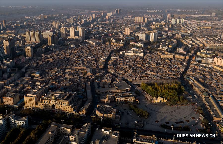 Китайские города с высоты птичьего полета