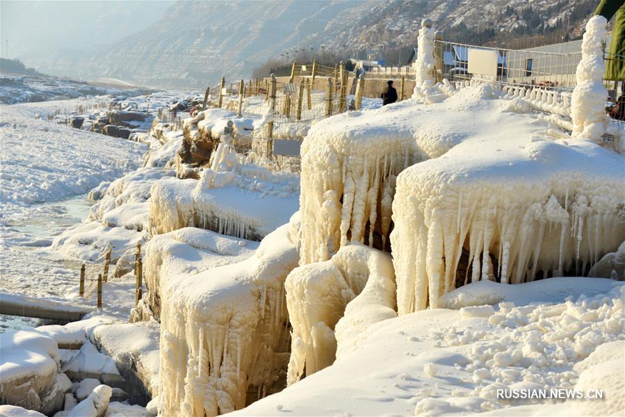 Водопад Хукоу на границе между провинциями Шаньси и Шэньси