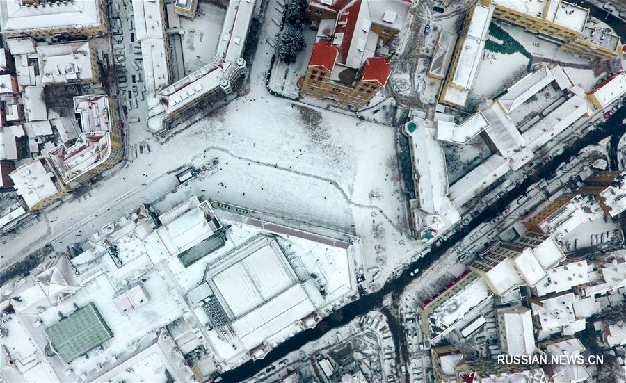 （新華視界）（5）島城降瑞雪