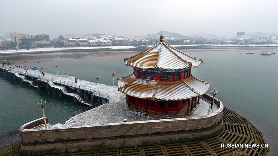 （新華視界）（7）島城降瑞雪