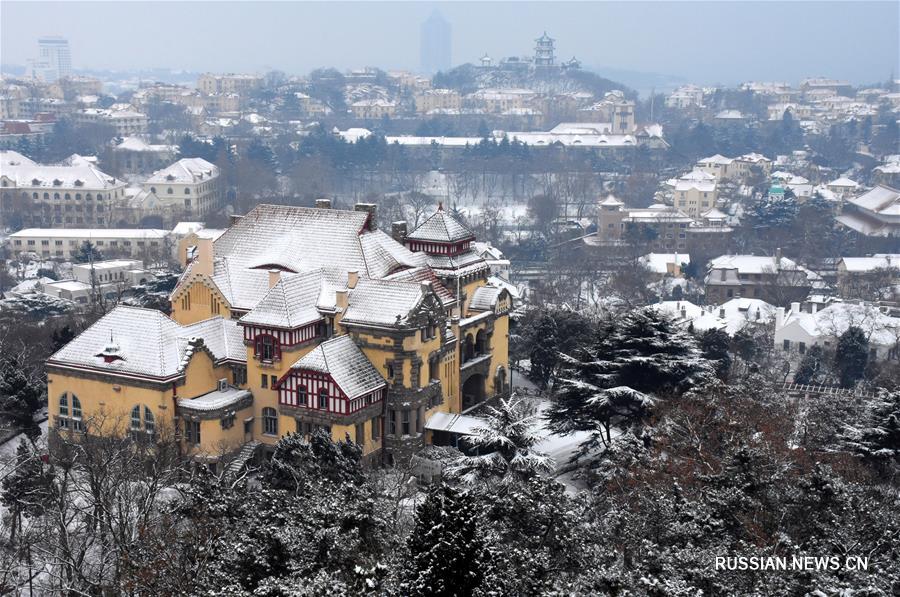 （新華視界）（4）島城降瑞雪