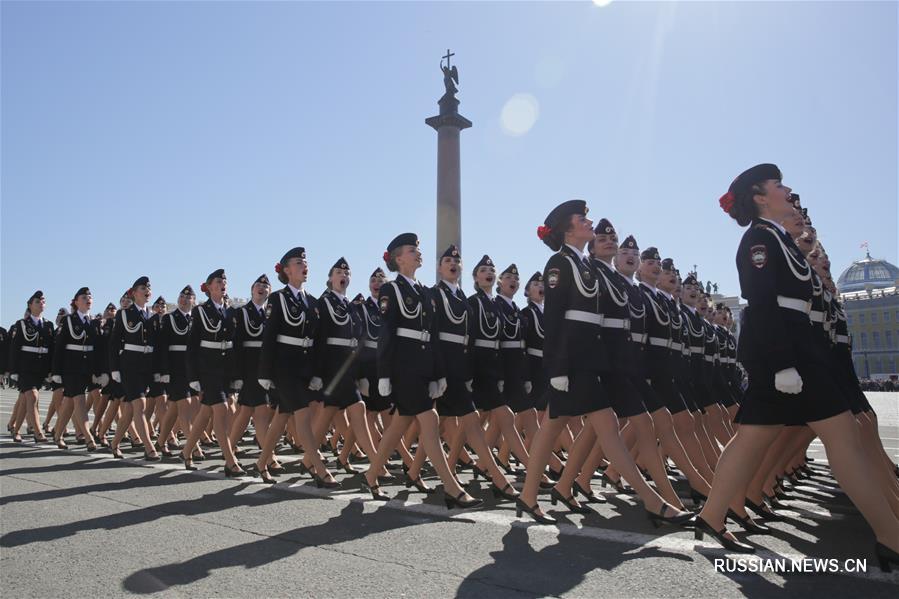 В Санкт-Петербурге прошла генеральная репетиция парада Победы