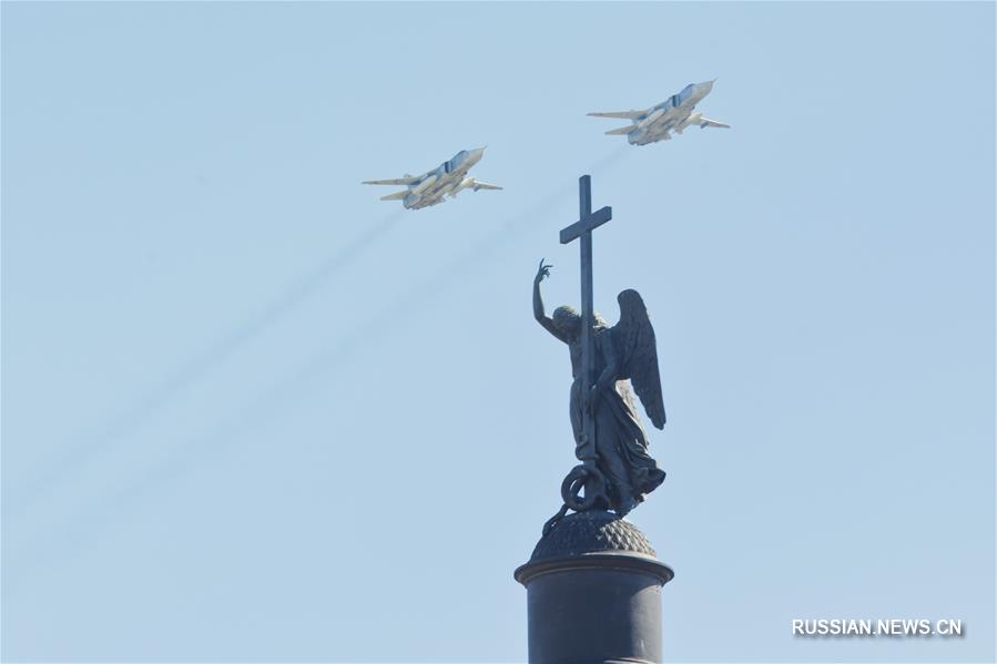 В Санкт-Петербурге прошла генеральная репетиция парада Победы