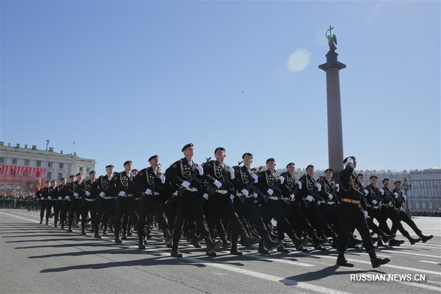 В Санкт-Петербурге прошла генеральная репетиция парада Победы