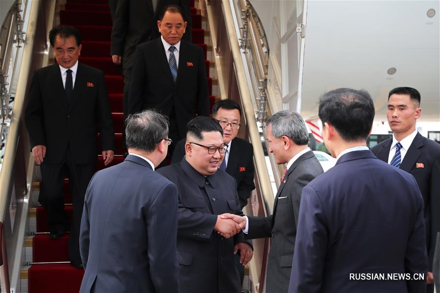 SINGAPORE-DPRK-KIM JONG UN-ARRIVAL