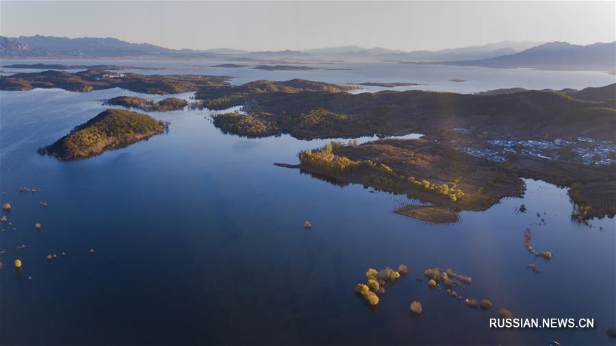 Водохранилище в районе Миюнь Пекина