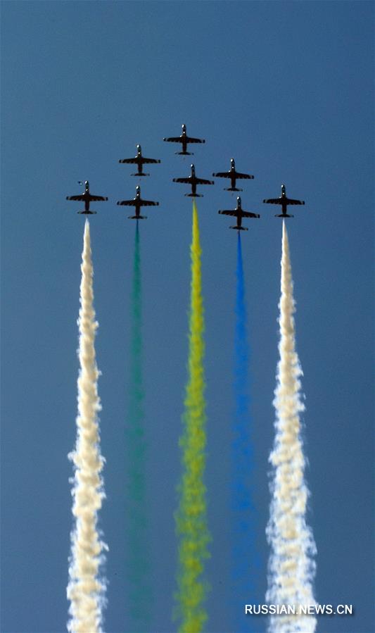 Авиашоу на Airshow China в городе Чжухай