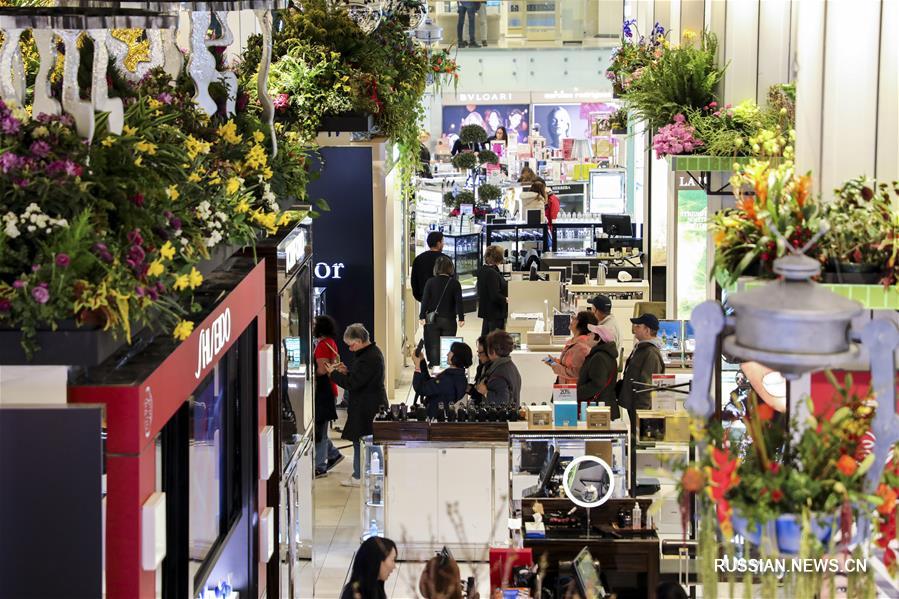 Цветочная выставка Macy's Flower Show в Нью-Йорке 