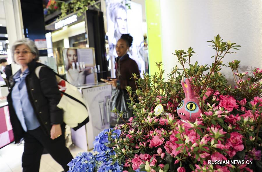 Цветочная выставка Macy's Flower Show в Нью-Йорке 