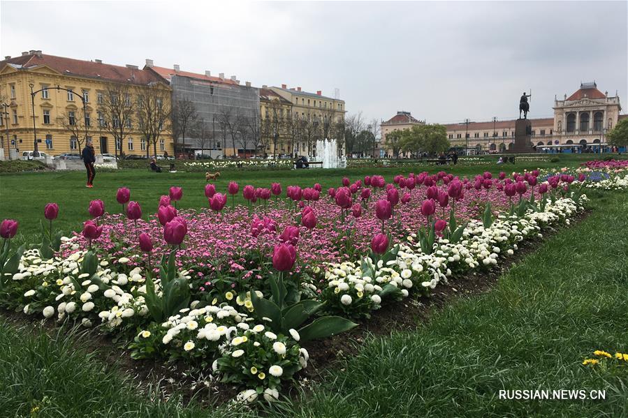 В столице Хорватии весна