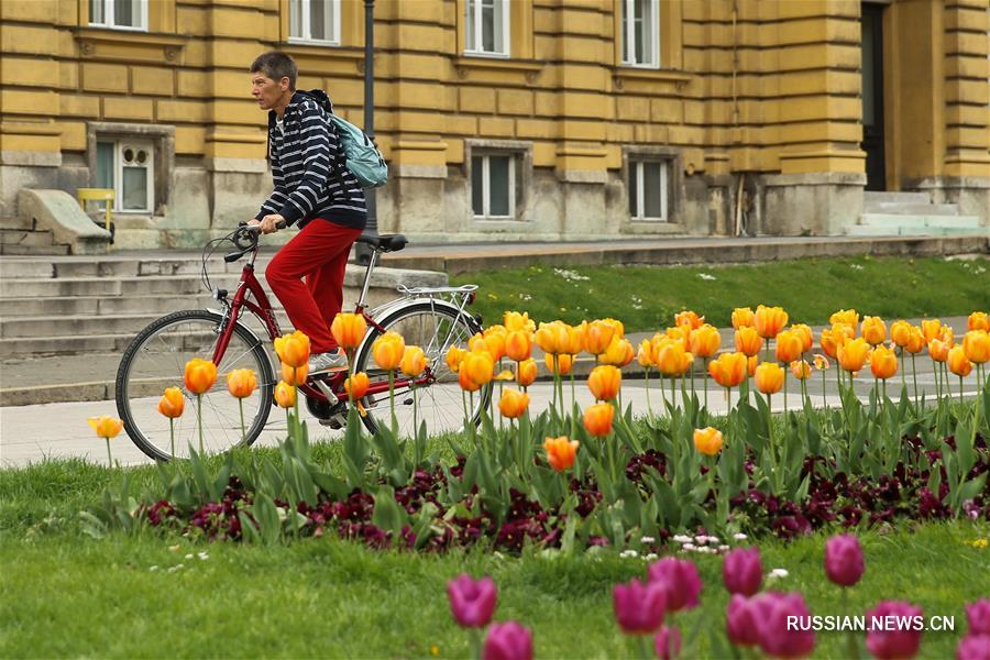 В столице Хорватии весна