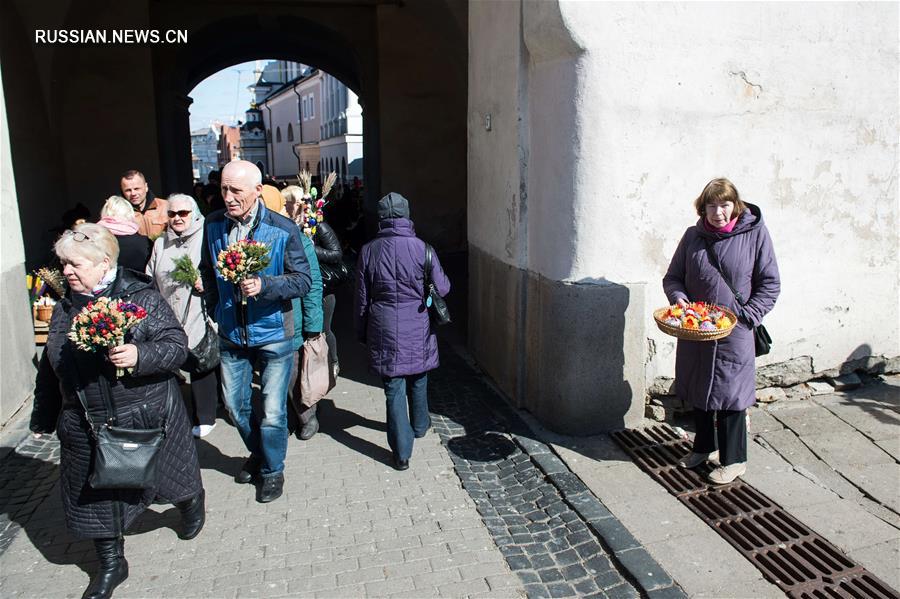 В Литве отметили Вербное воскресенье