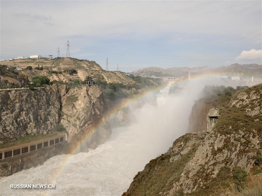 Радуга над водохранилищем Люцзяся