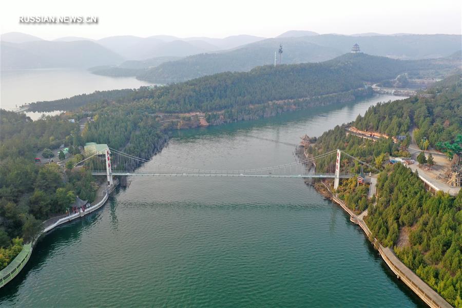 Живописные виды водохранилища Даньцзянкоу