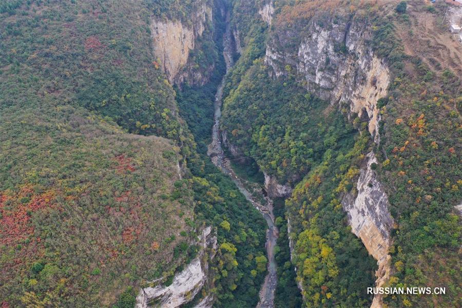 Долина реки Сисихэ в начале зимы