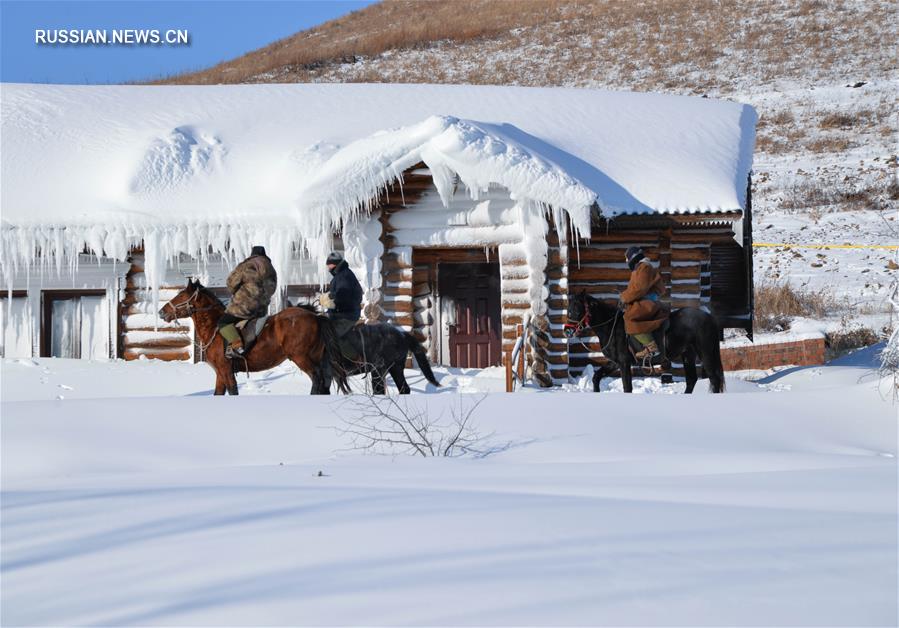 Серебро снега на севере Китая