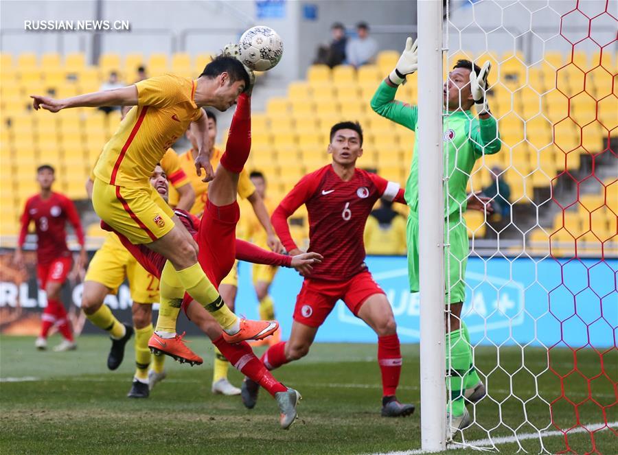 Футбол -- Чемпионат Восточной Азии 2019: сборная Китая победила сборную Китайского Сянгана