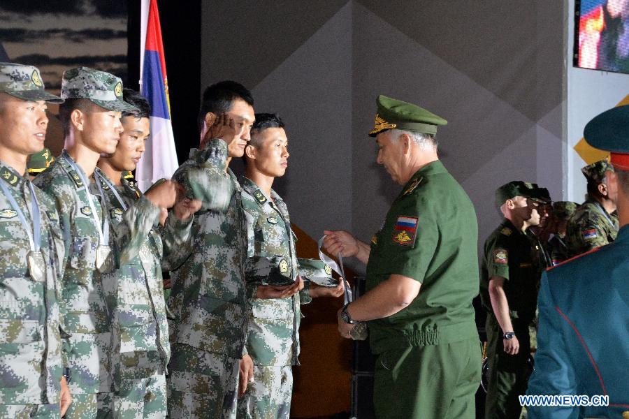 （國際）（3）“2015國際軍事比賽”：俄羅斯包攬全部項目團體冠軍　中國獲10項團體亞軍 