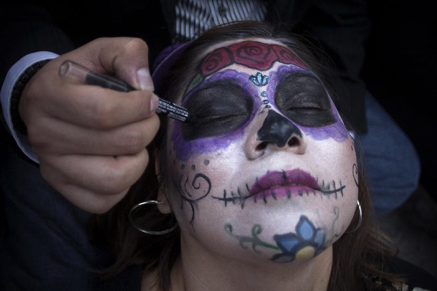 MEXICO-MEXICO CITY-DAY OF THE DEAD-PARADE