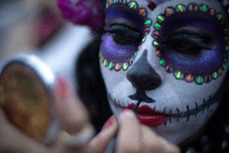 MEXICO-MEXICO CITY-DAY OF THE DEAD-PARADE