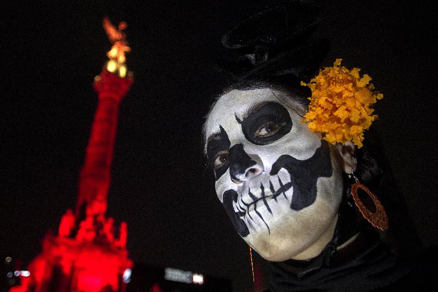 MEXICO-MEXICO CITY-DAY OF THE DEAD-PARADE