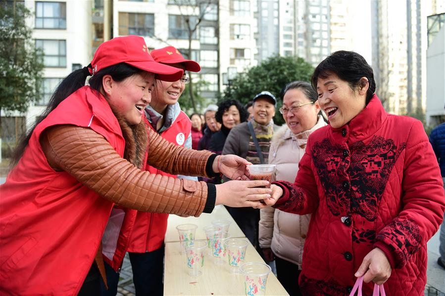 （社會）（2）合肥：粥飄香 人心暖