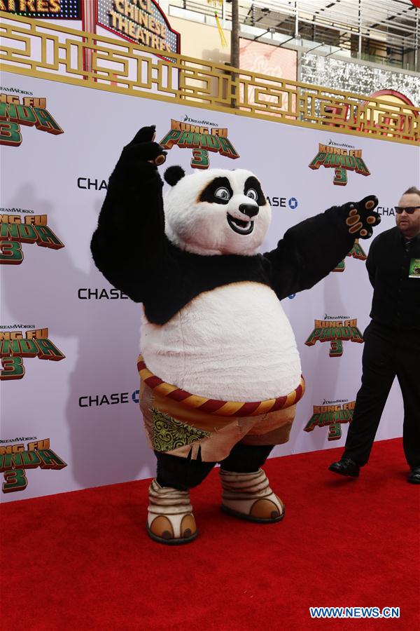 US-LOS ANGELES-KUNG FU PANDA 3-PREMIERE