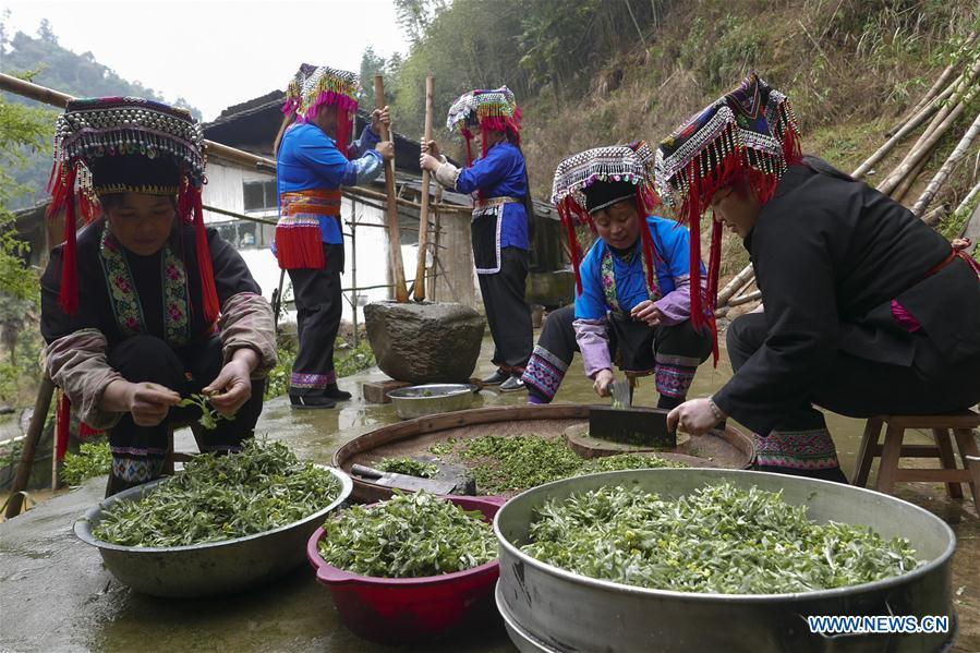 #（圖片故事）（2）艾粑飄香春日瑤寨