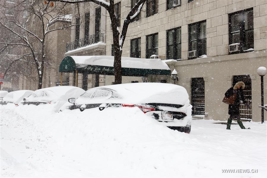 （國際）（7）暴風雪襲擊美東北部 紐約州進入緊急狀態