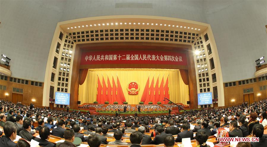 (TWO SESSIONS)CHINA-BEIJING-NPC-CLOSING MEETING (CN) 