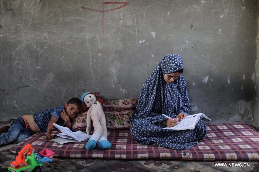 MIDEAST-GAZA-WORLD-BOOK-DAY