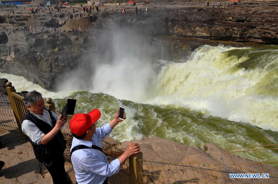 #CHINA-YELLOW RIVER-HUKOU WATERFALL-CLEAR WATER(CN)