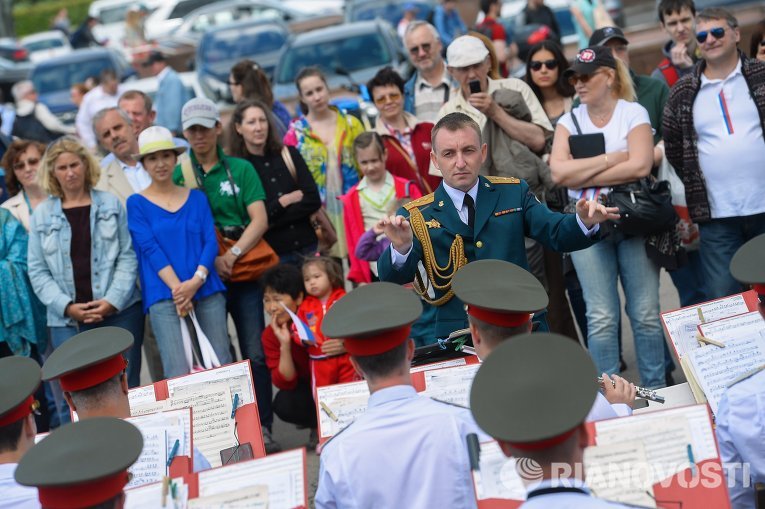 Празднование Дня России в Москве