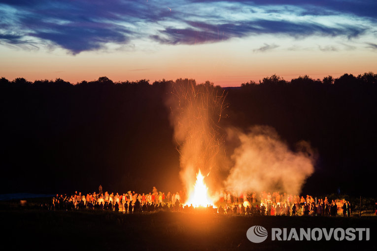 Праздник летнего солнцестояния в селе Окунево