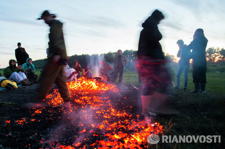 Праздник летнего солнцестояния в селе Окунево