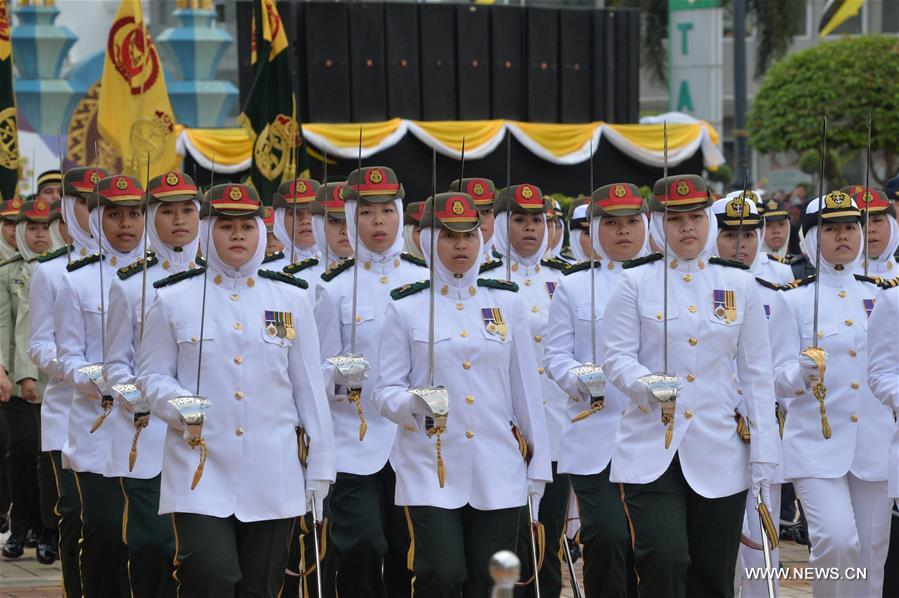 BRUNEI-BANDAR SERI BEGAWAN-32ND NATIONAL DAY CELEBRATIONS-PARADE