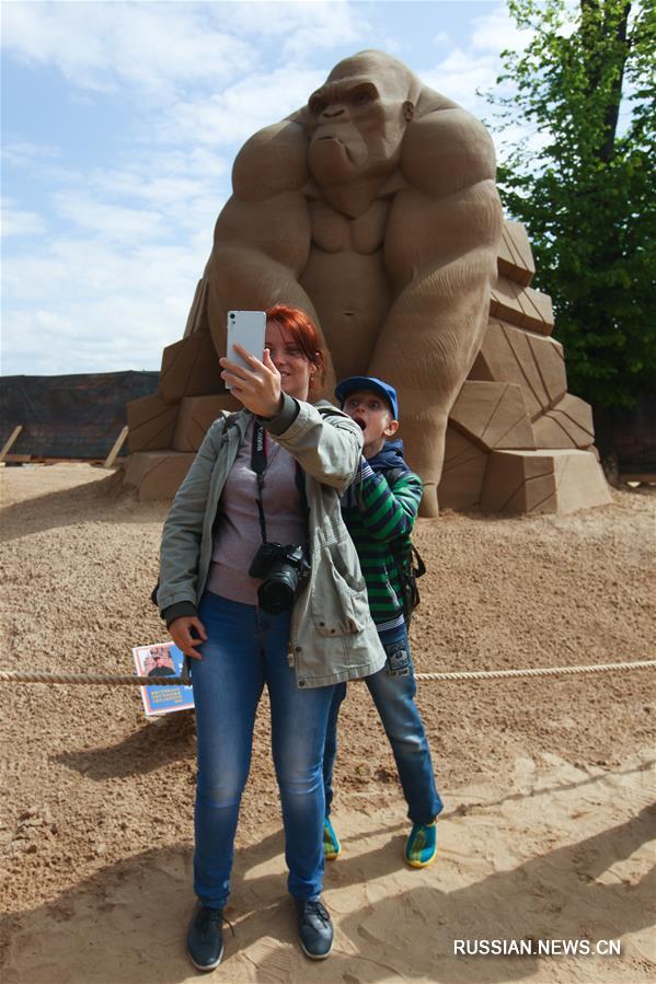 Фестиваль песчаных скульптур в Санкт-Петербурге