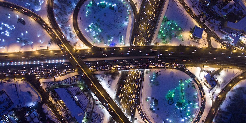 Ночные пейзажи в Москве