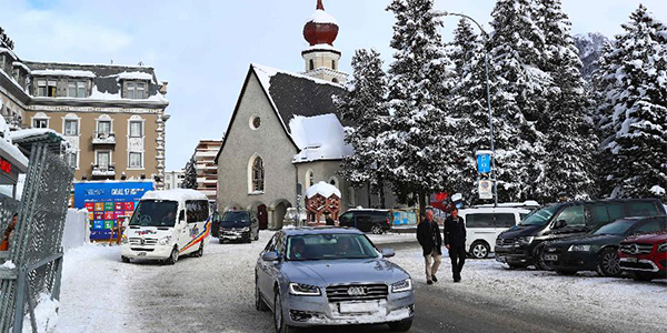 Швейцарский город Давос