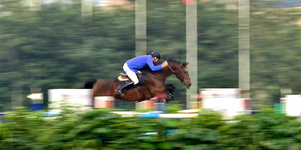 Конный спорт -- Состязания по конкуру Longines Grand Prix в Тяньцзине