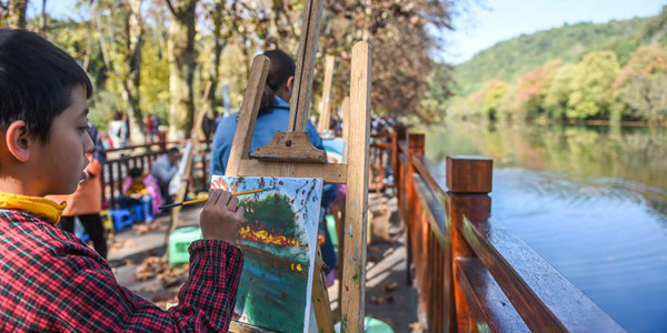 Парк водно-болотных угодий Хуаси в городском округе Гуйян