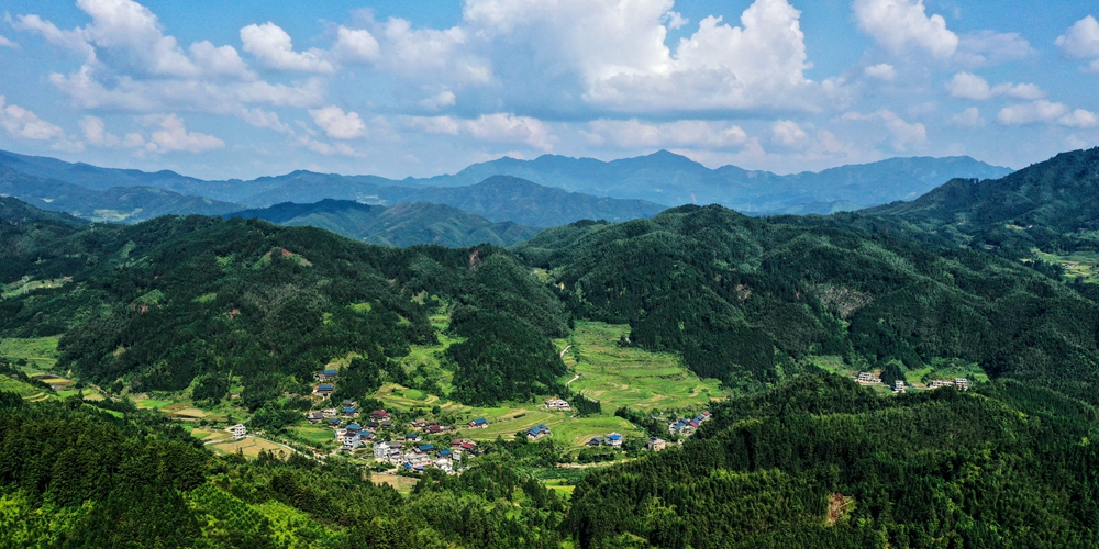 Осень в горном краю на юге Китая