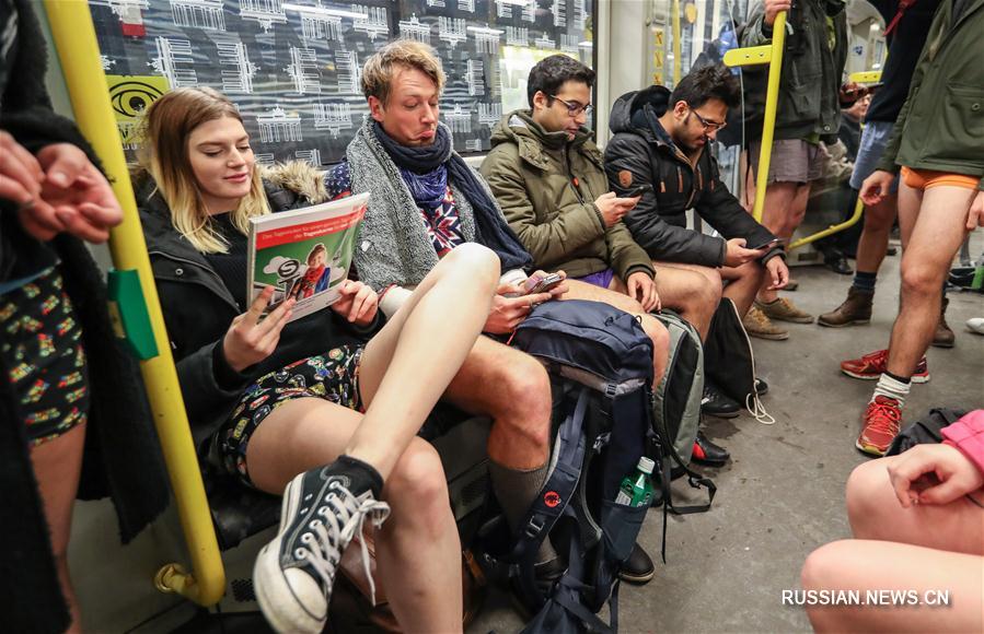 GERMANY-BERLIN-NO PANTS SUBWAY RIDE BERLIN 2017