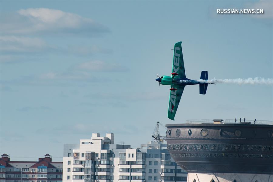 В Казани прошел 5-й этап чемпионата мира по аэробатике Red Bull Air Race 2018